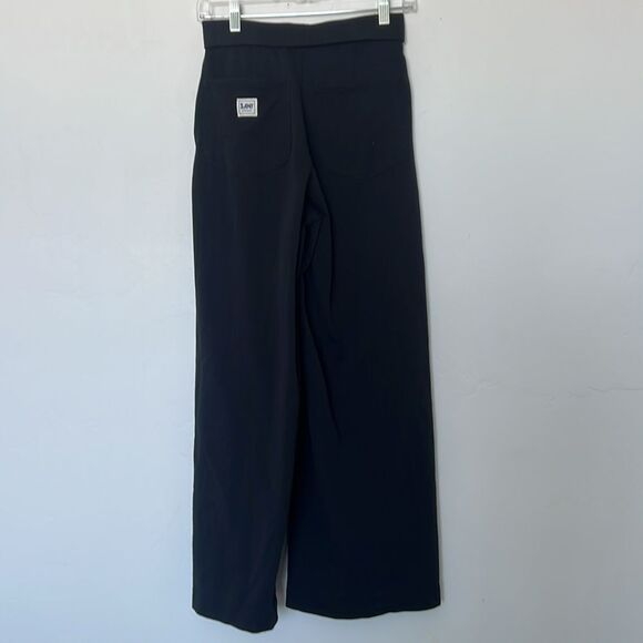 Lee Wide Leg Pull-On Pants Black Size XS - Picture 2 of 4